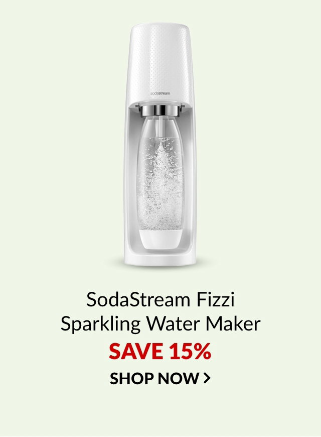 SodaStream Fizzi Sparkling Water Maker. Save 15%. Shop Now