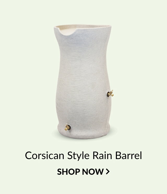 Corsican Style Rain Barrel. Shop Now
