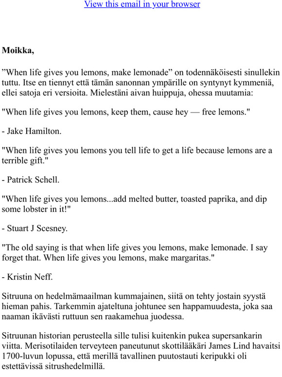 Uusi KEVEE-maku saapunut! Tutustu tarjoushintaan
