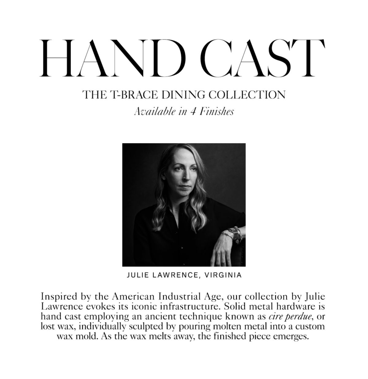 Restoration Hardware The TBrace Dining Table. Enduring Craftsmanship