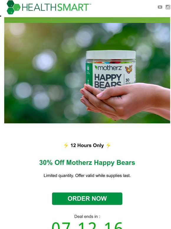 30% Off Motherz Hemp Gummies Today Only
