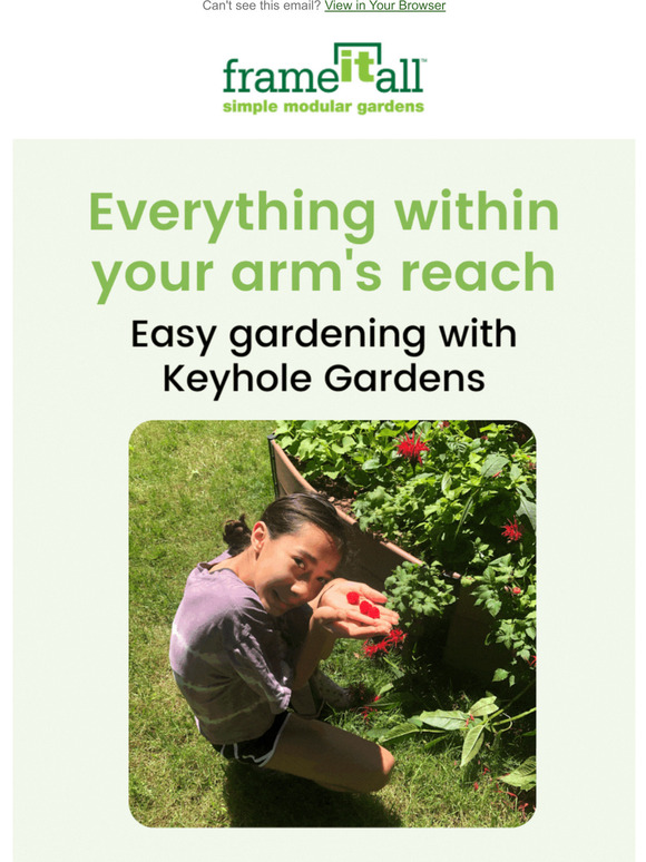 Easy access to everything in your garden