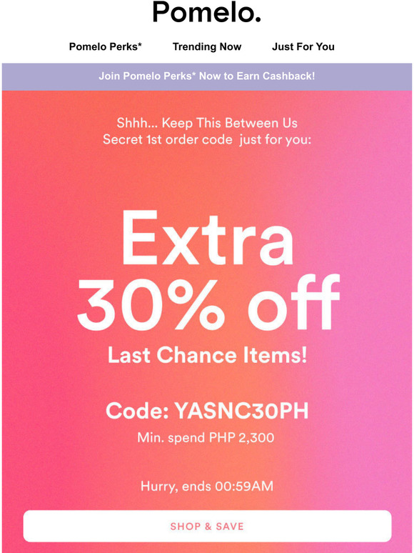 Today Only: 30% off Your 1st Order 