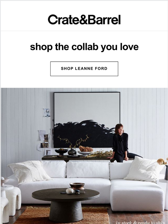 Crate and Barrel Email Newsletters Shop Sales, Discounts, and Coupon Codes