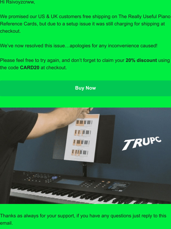 Free US & UK shipping issue now resolved