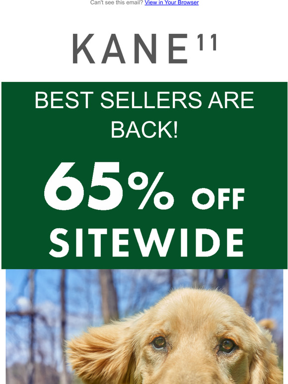 Save 65% - Our Best Sellers are back.