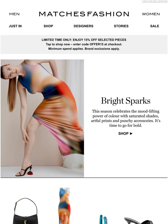 Matches Fashion Newseason colour codes Milled