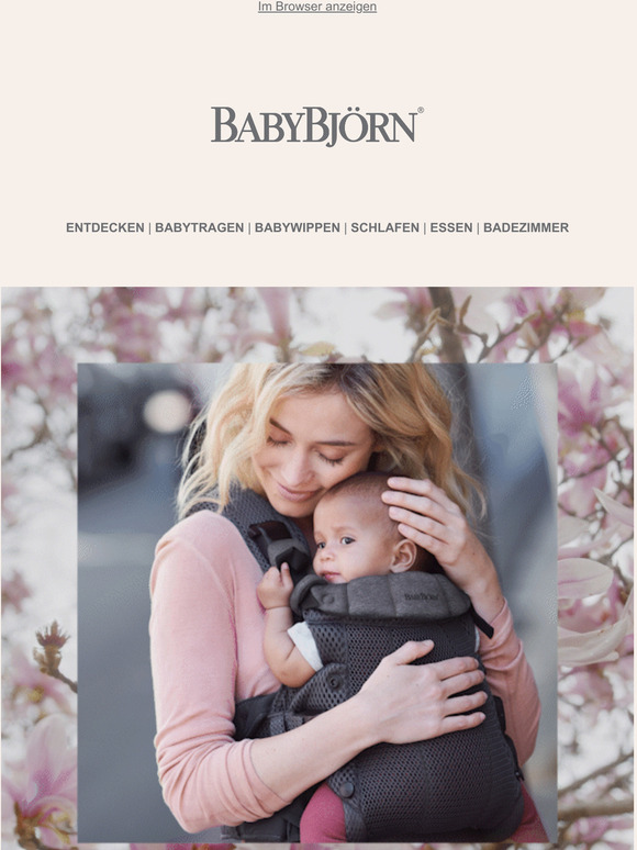 Geniee den Frhling mit der Babytrage Harmony