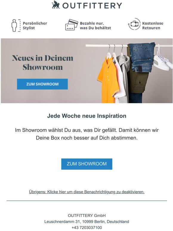 Dein Showroom wurde aktualisiert!