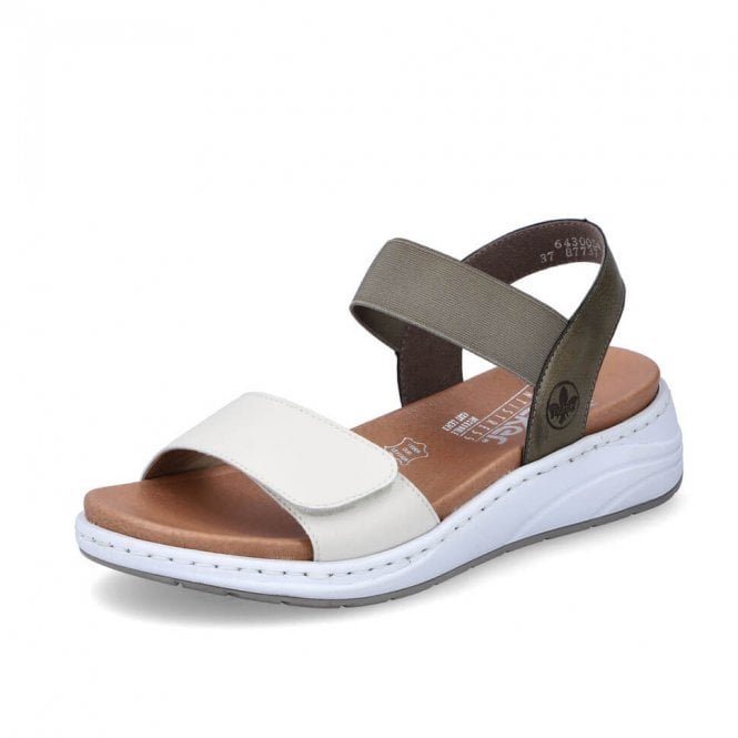 64300-54 Jolanda Comfort Sandals in White Kombi