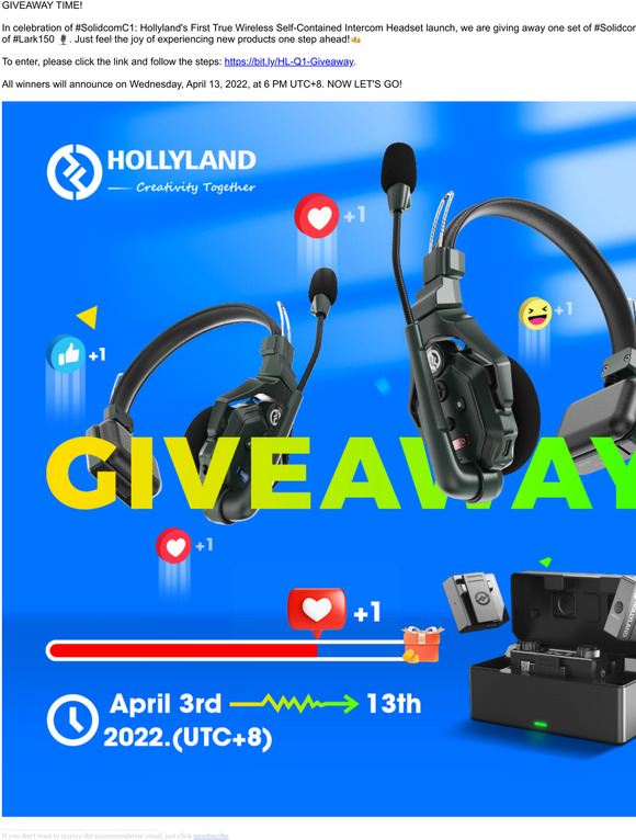 What you waiting for? Free Solidcom C1 Intercom Headset & Lark 150, Join Us Now