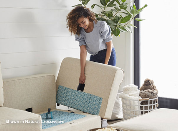 When it comes to Sactionals, what is fill, exactly? Sactionals Seat Cushions come in three different densities, ranging from the soft and supportive Standard Fill to our cushiony and luxurious Lovesoft. Having these fill types is a great way for Sactionals customize the comfort to their liking. | SHOP NOW >>