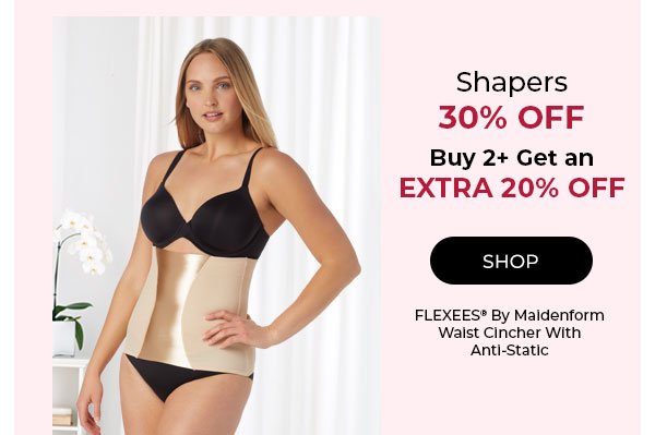 Shapers 30% Off, Buy 2+ Get an Extra 20% Off