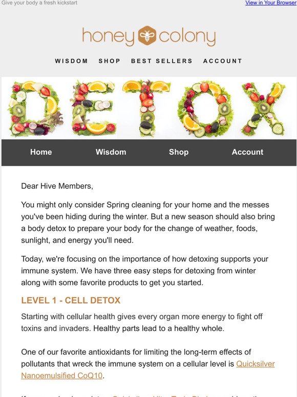 Deep Detoxing To Boost Your Immune System