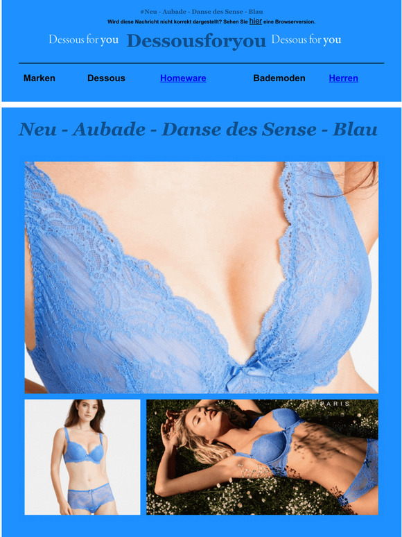 Neu - Aubade - Danse des Sens - Blau