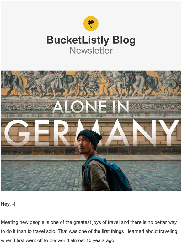 The best way to meet people while traveling? Go solo!