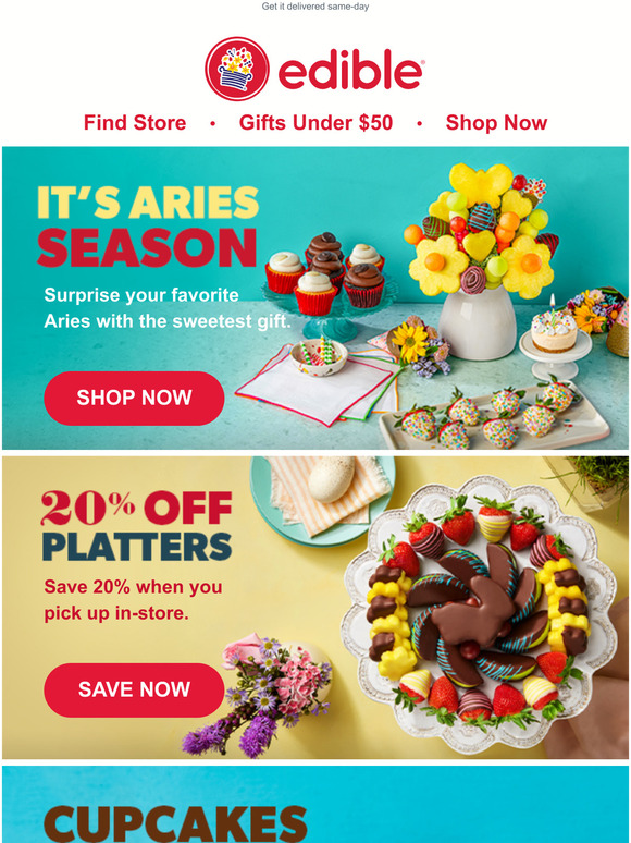 Edible Arrangements CA Start the week sweet Milled