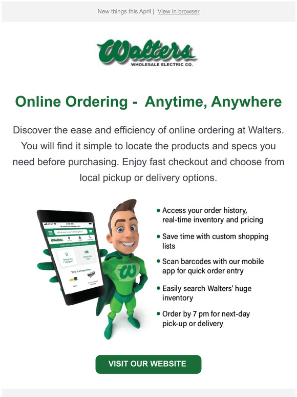 Order ANYTIME...ANYWHERE