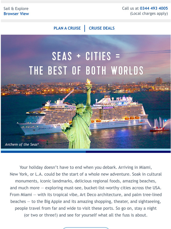 Royal Caribbean Extend your holiday in the USs most amazing cities