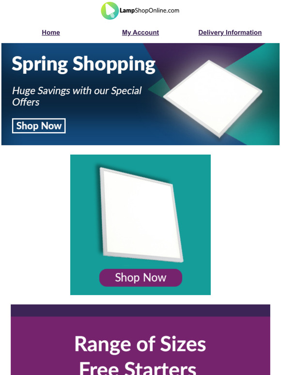 Spring into our LED Special Offers.