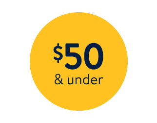 Fifty dollars and under