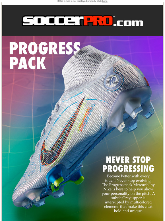 SoccerPro.com: Never Stop Evolving The New Nike Progress Pack Mercurial ...