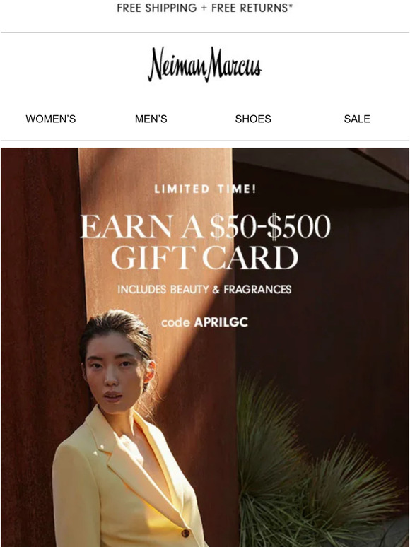 Neiman Marcus Email Newsletters Shop Sales, Discounts, and Coupon Codes