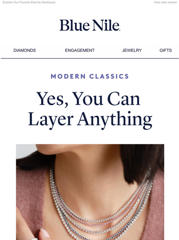 Blue Nile Hong Kong Classic Necklaces Layered With A Modern Twist Milled