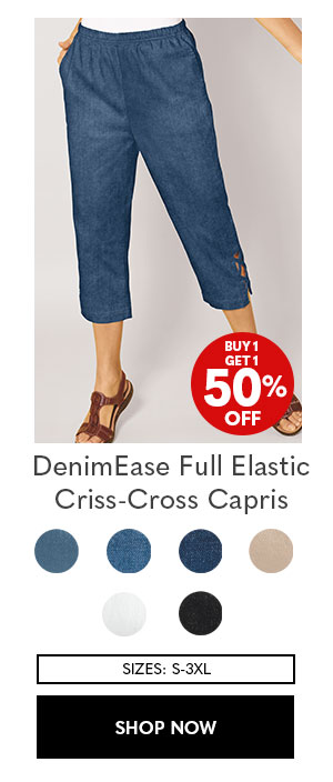 DenimEase Full-Elastic Classic Pull-On Jeans