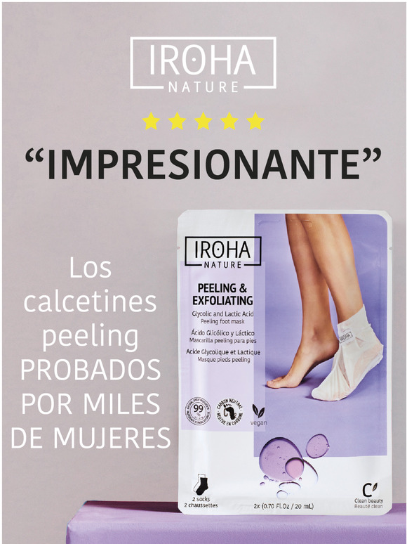 Calcetines peeling con resultados impresionantes