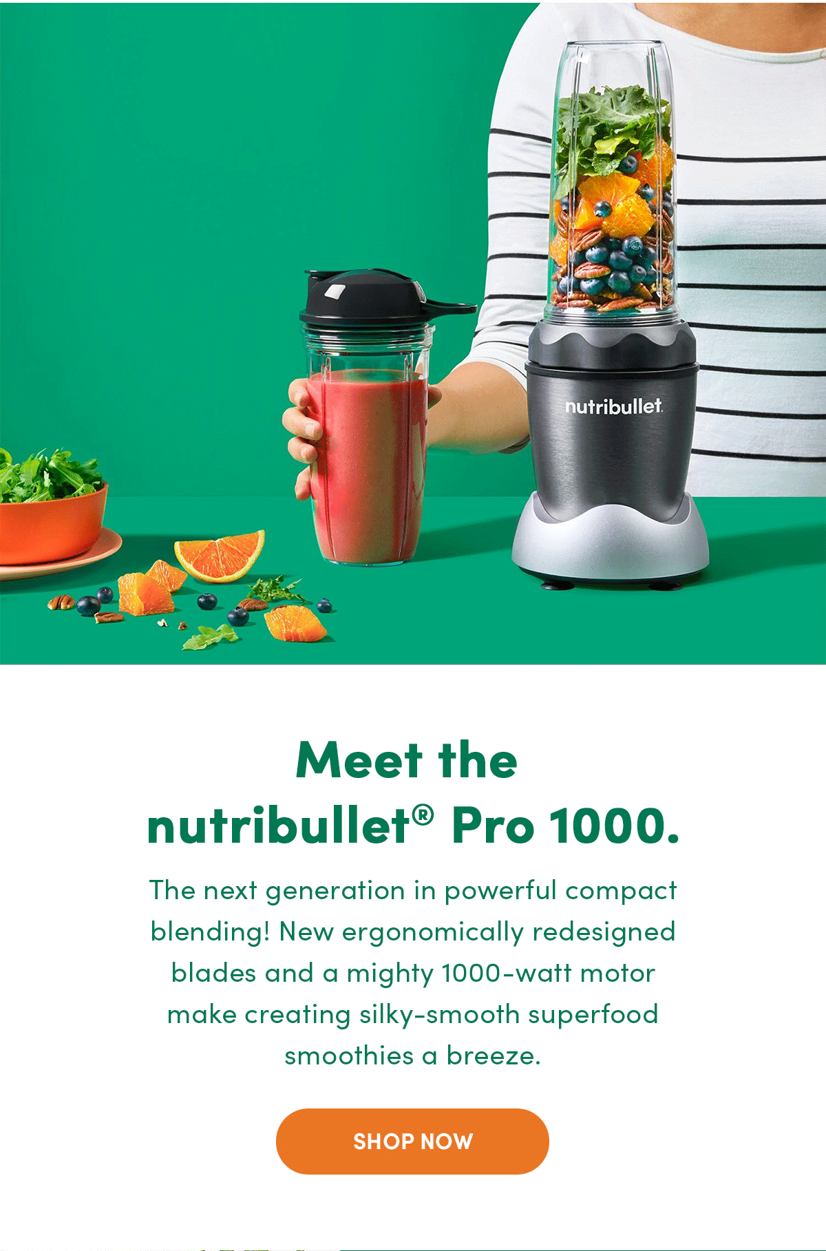 NutriBullet 15 off the nutribullet Pro 1000! Milled