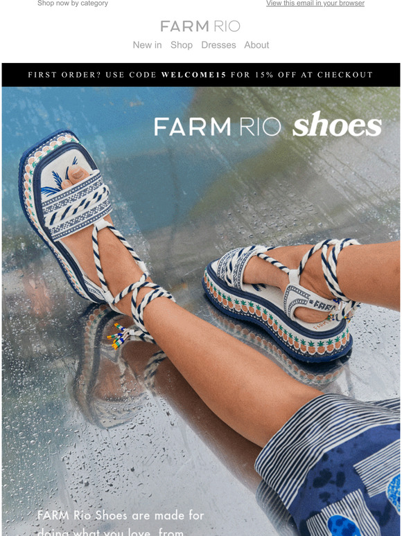 Farm Rio A FARM Rio Shoes for every WOW hour Milled