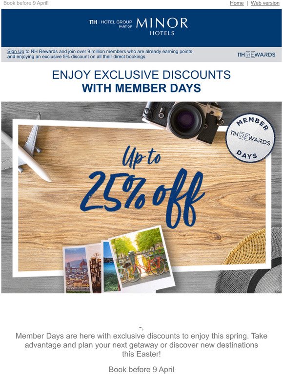 -Member Days are here with up to 25% off