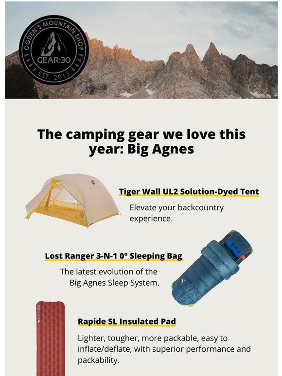 This season's best-selling camping gear 