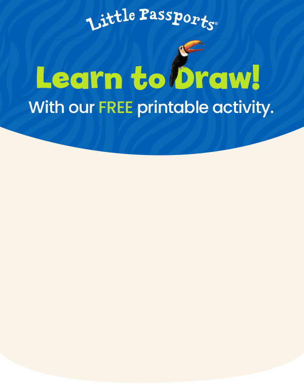 Little Passports: Free DIY Printables: Learn to Draw Animals! | Milled