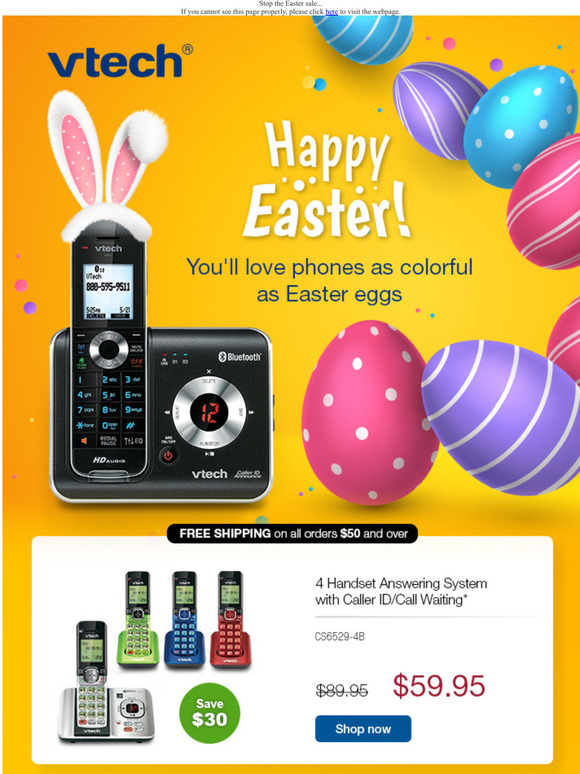 Stop the Easter sale...