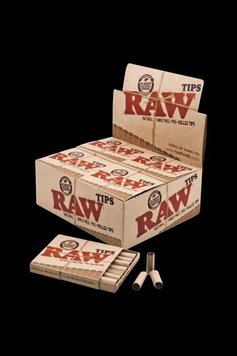 Image of RAW Pre-Rolled Tips (21 Tips Per Pack) - 20 Pack