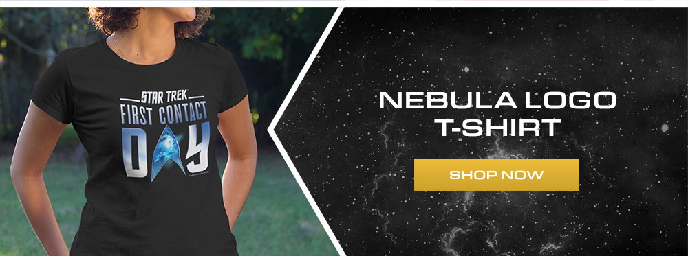 Star Trek: First Contact Nebula Logo Adult Short Sleeve T-Shirt. Shop Now.