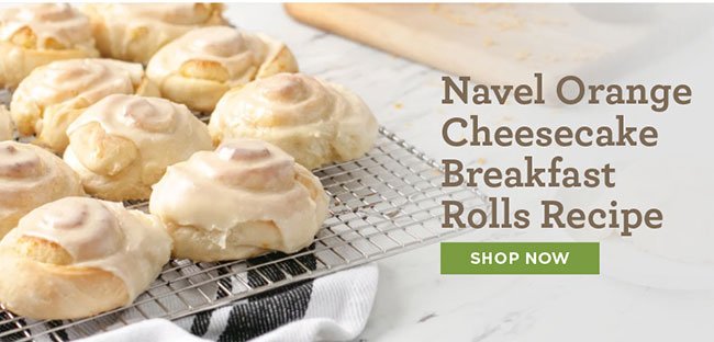 Navel Orange Cheesecake Breakfast Rolls
