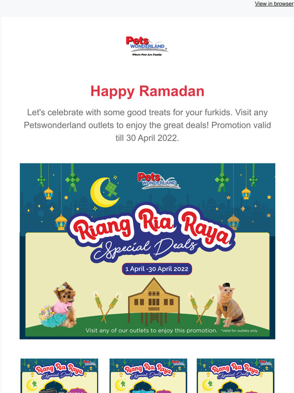 Ramadan is Here! Let's Celebrate with RIANG RIA RAYA BEST DEALS!