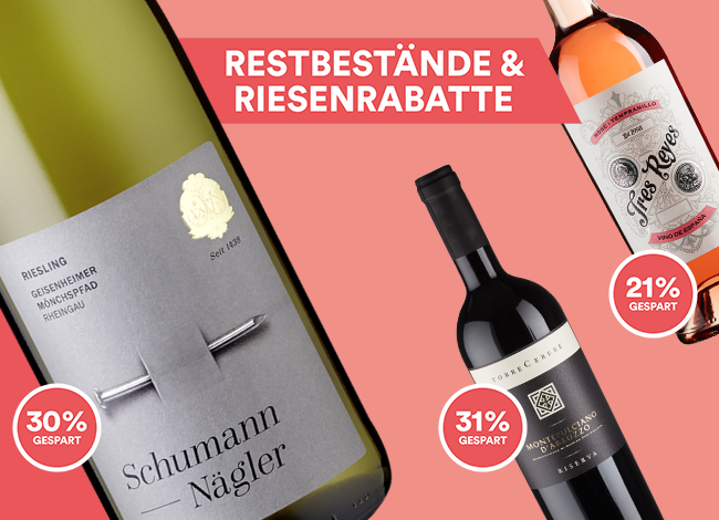 Restbestände & Riesenrabatte