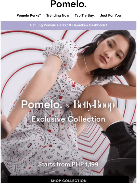 Pomelo Fashion (ID) New Betty Boop x Pomelo Milled