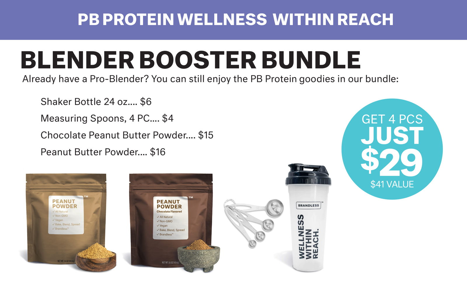 Wellness Within Reach - Pro-Blender Bundle - Brandless