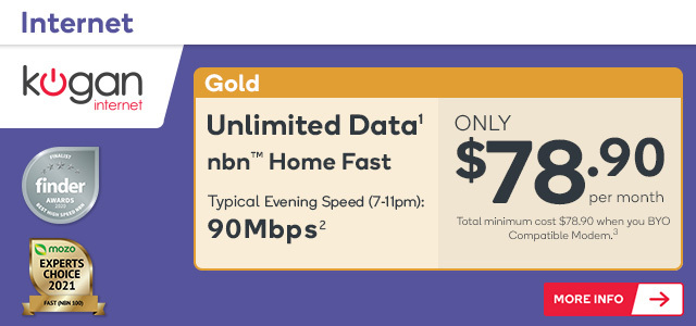 10 Off Kogan Mobile 365 Day Prepaid Plans with Kogan First