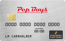Pep Boys Prepaid Visa®  Card image