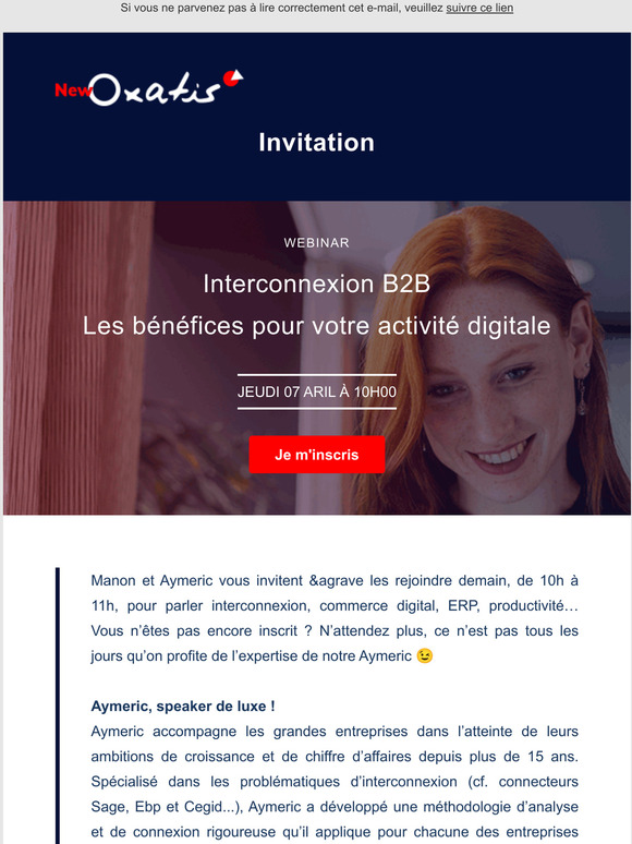[WEBINAR CONNECT]  J-1 ! Dcouvrez nos clients et leurs profits depuis la connexion de leurs ERP avec leur canal de vente digital