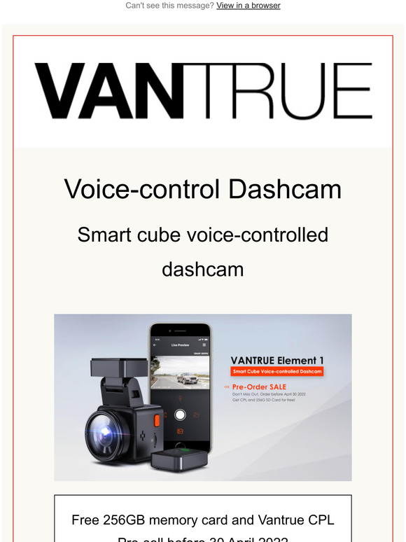 Voice-control Dashcam