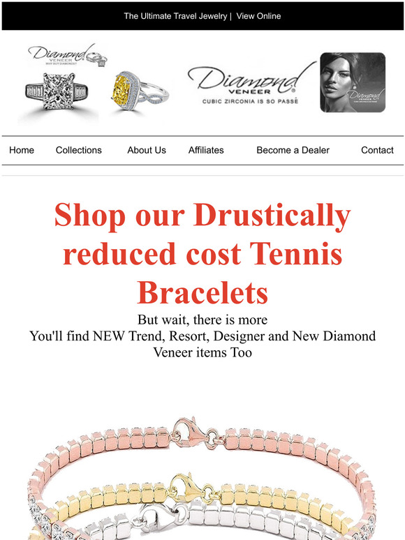 Mother's day Gifts - Sterling Silver Tennis Bracelets at reduced cost