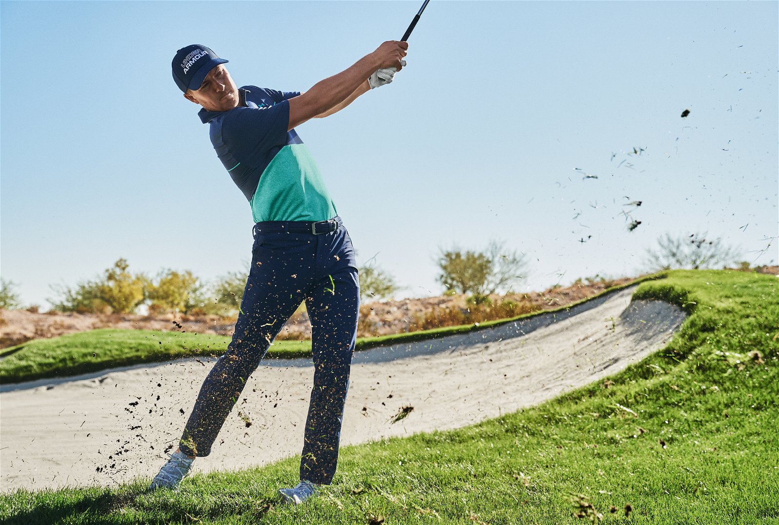 NEW ARRIVALS:  GOLF SCRIPTED APPAREL (LIFESTYLE IMAGE)