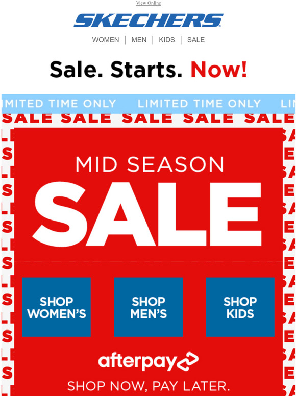 skechers afterpay returns